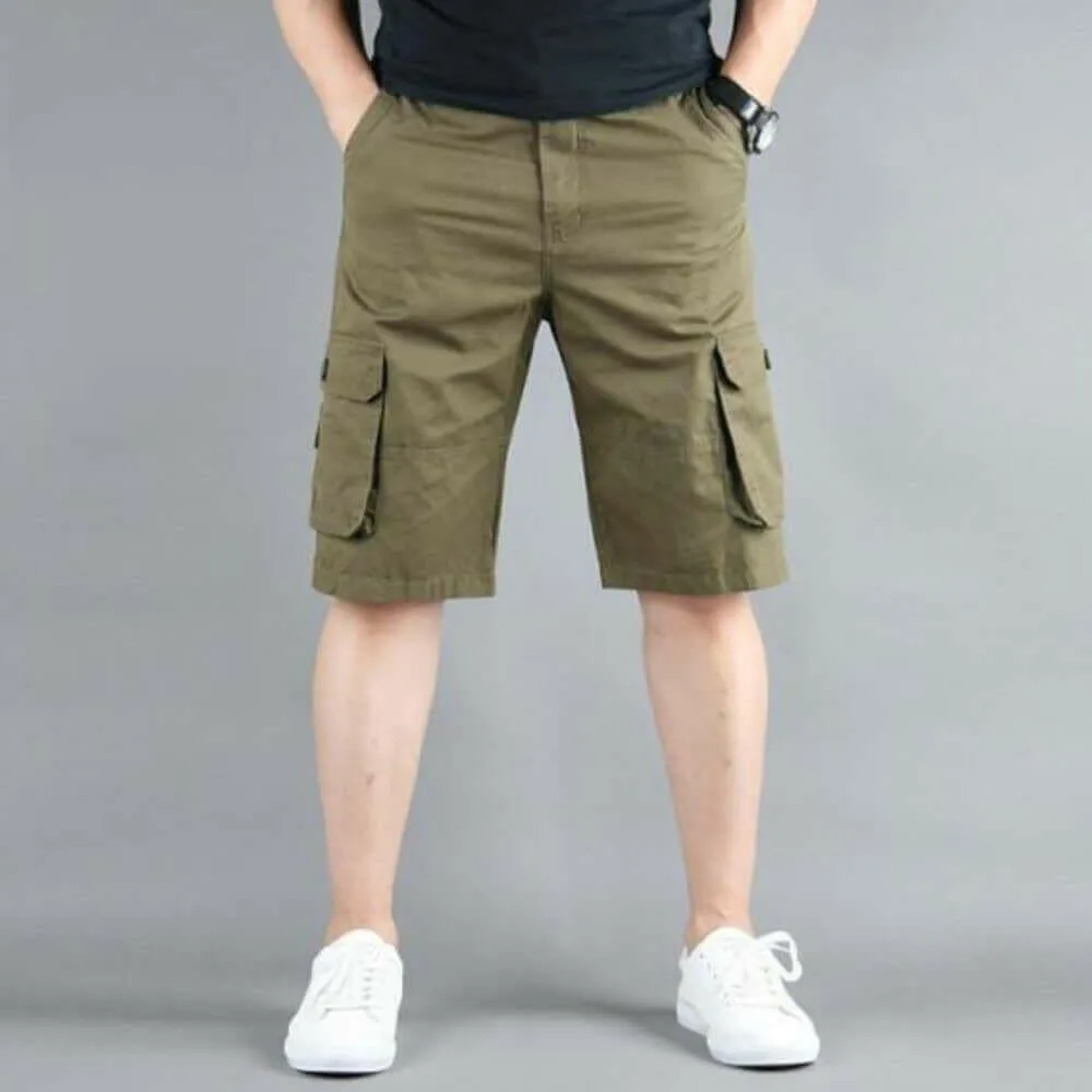 Mens Casual Cargo Shorts with Side Pockets