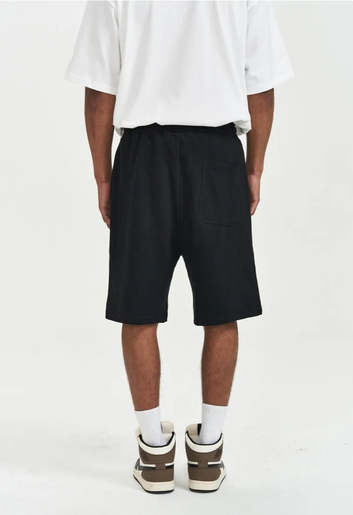 Men's Casual Loose Drawstring Heavy Cotton Shorts