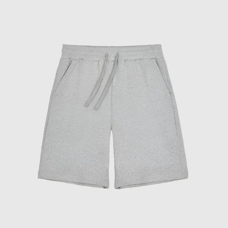 Men's Casual Loose Drawstring Heavy Cotton Shorts