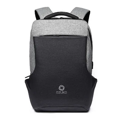 Men's Medium Modular Fashion 15" Laptop Backpack with USB Charging