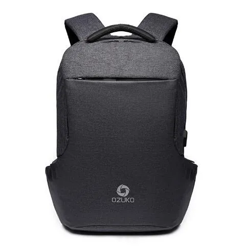 Men's Medium Modular Fashion 15" Laptop Backpack with USB Charging