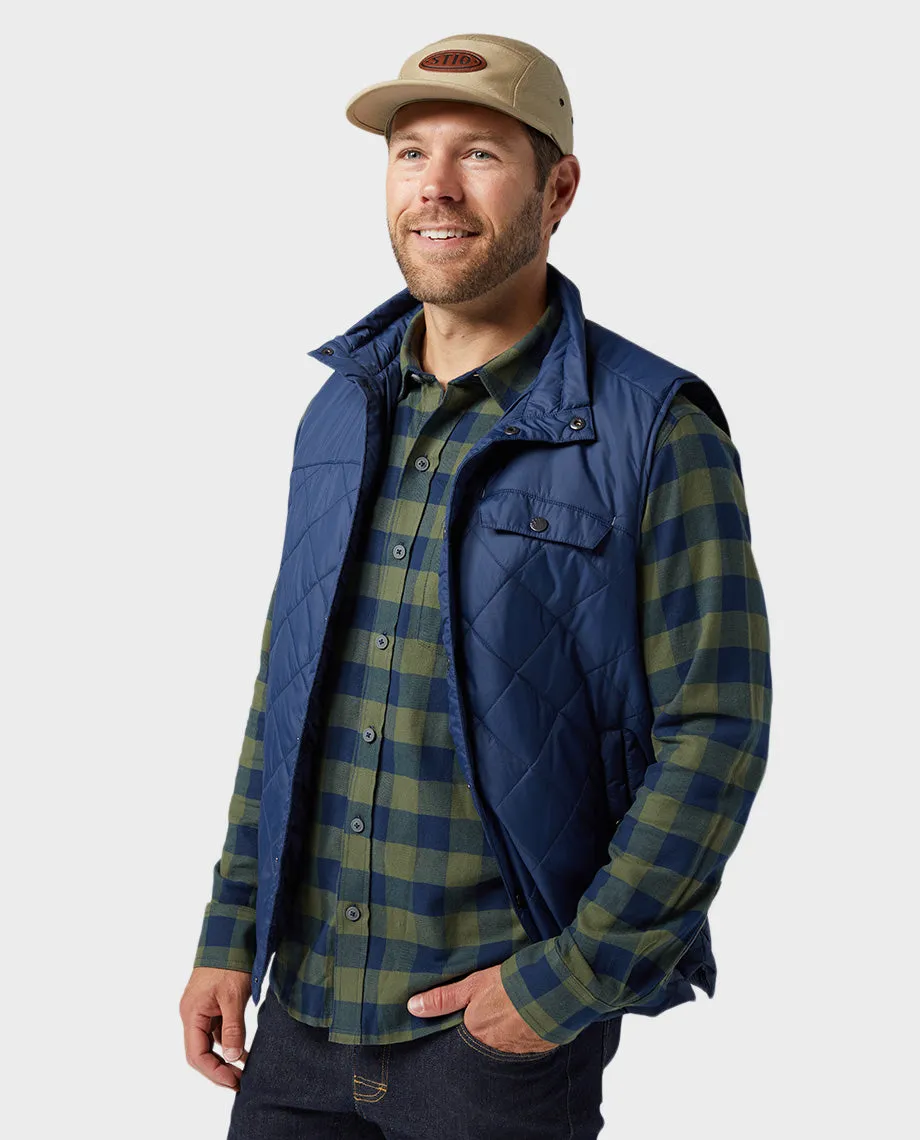 Men's Miter Stretch Lightweight Flannel Shirt