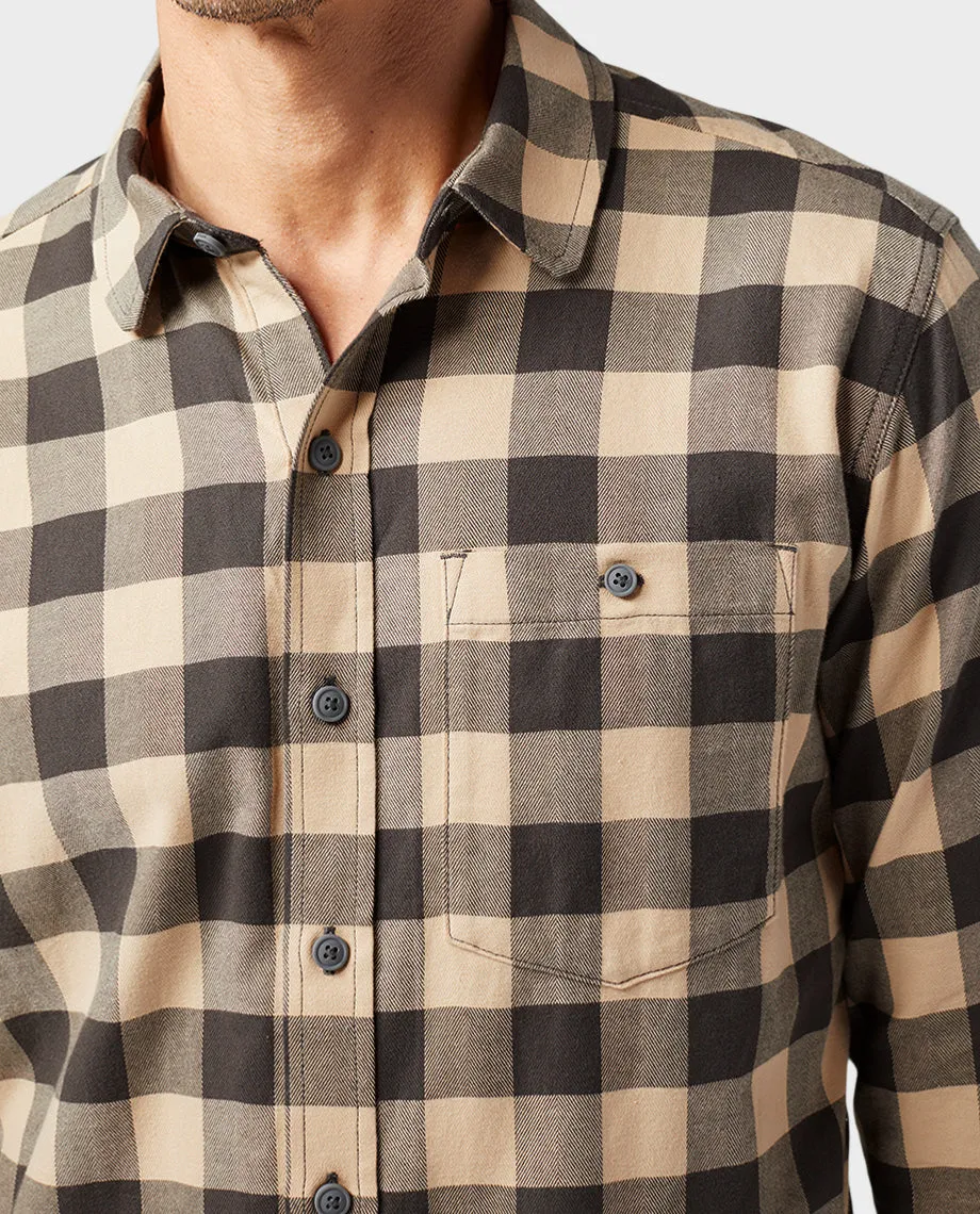 Men's Miter Stretch Lightweight Flannel Shirt