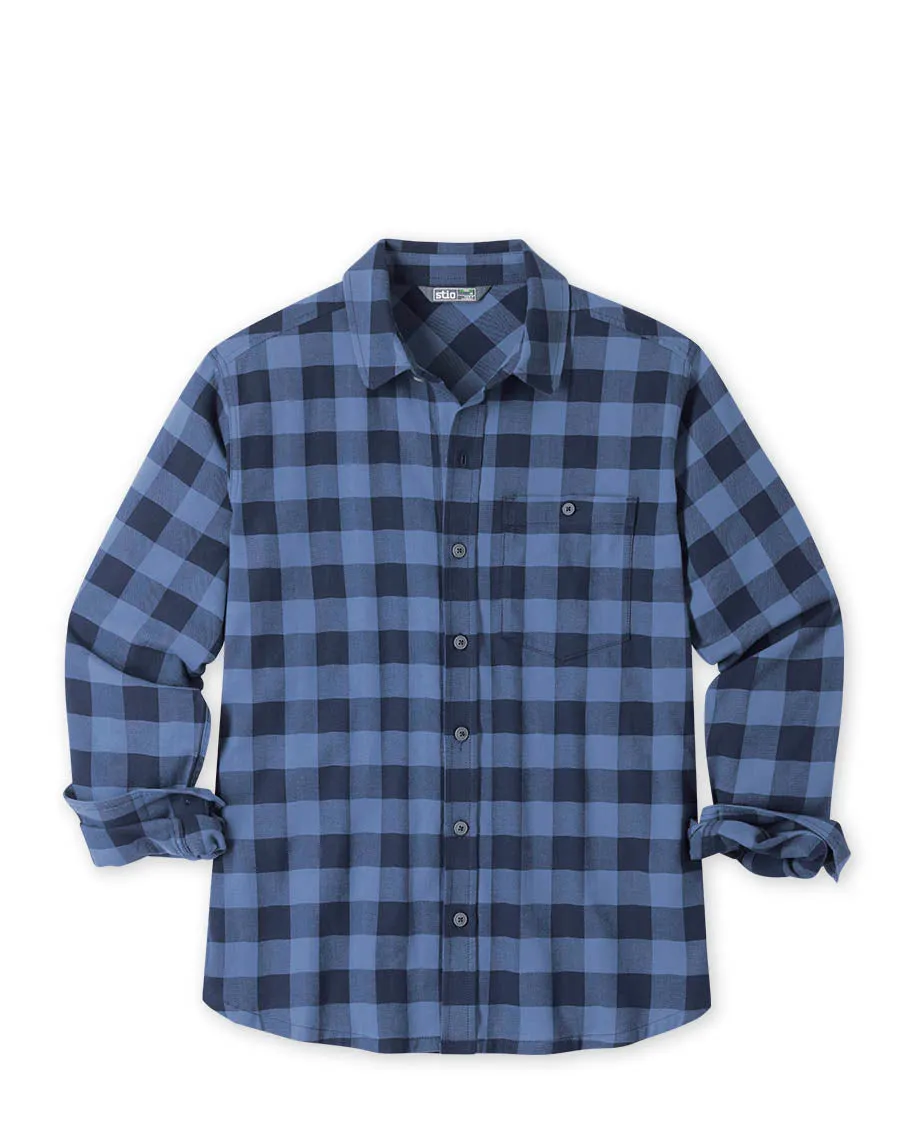 Men's Miter Stretch Lightweight Flannel Shirt