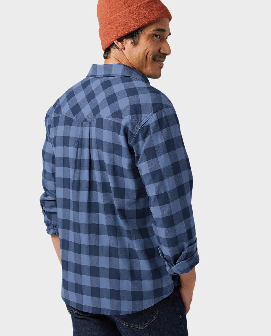 Men's Miter Stretch Lightweight Flannel Shirt