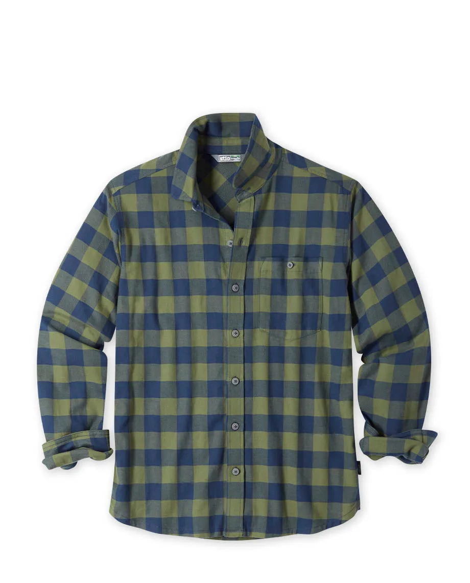 Men's Miter Stretch Lightweight Flannel Shirt