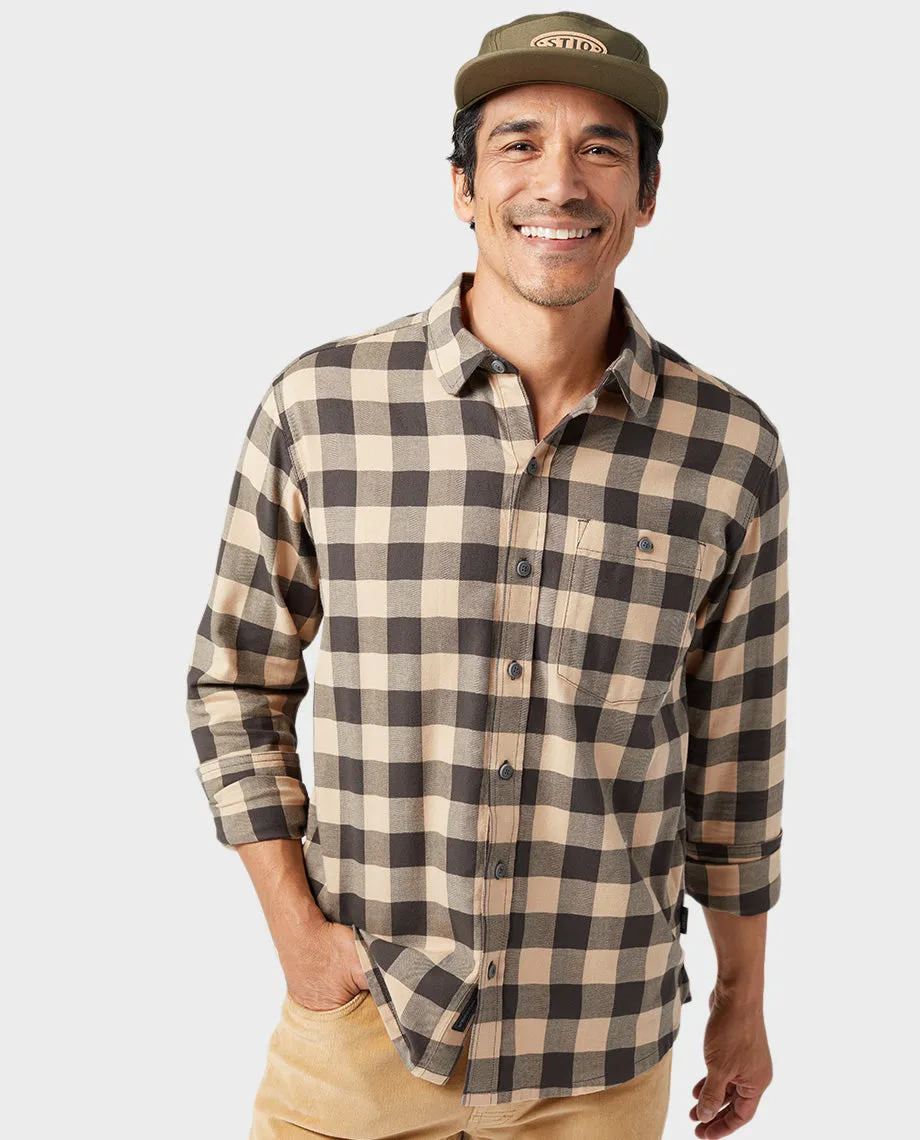 Men's Miter Stretch Lightweight Flannel Shirt