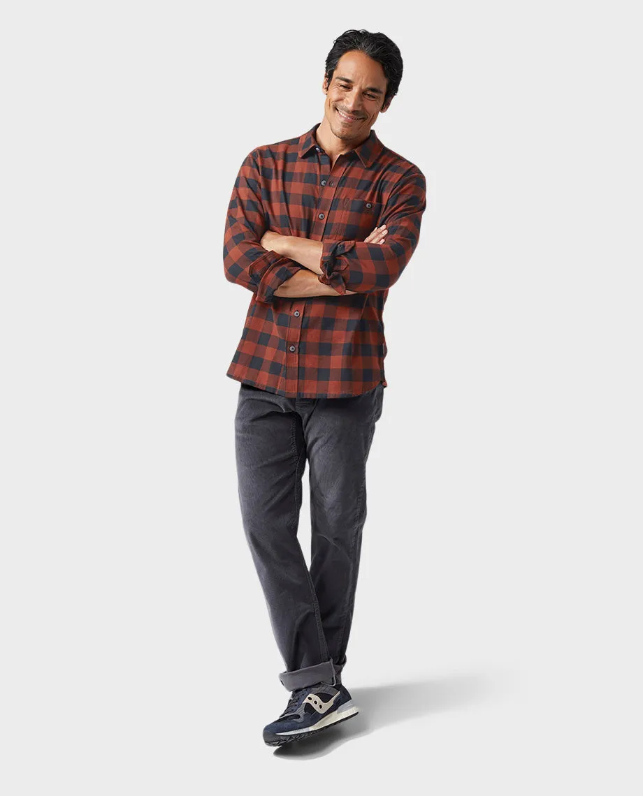 Men's Miter Stretch Lightweight Flannel Shirt