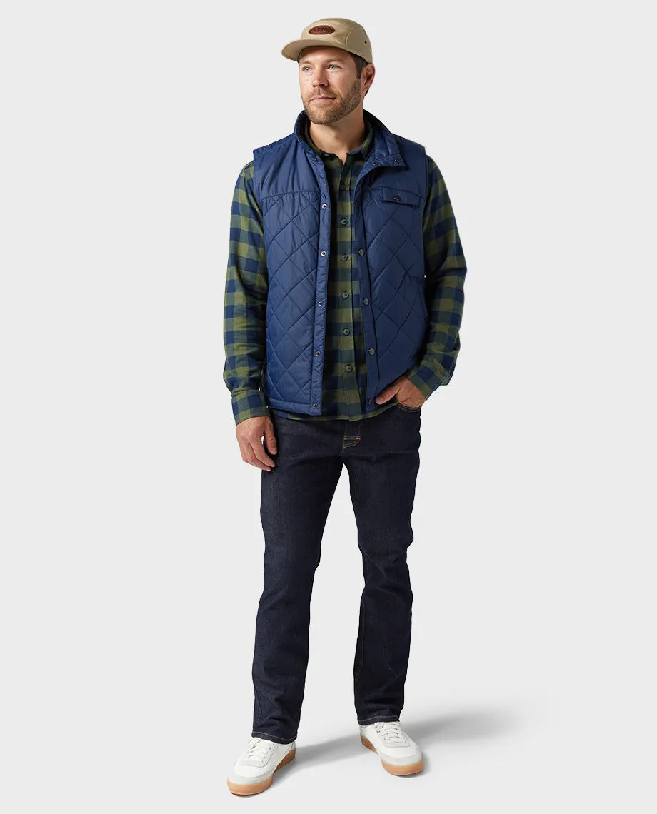 Men's Miter Stretch Lightweight Flannel Shirt