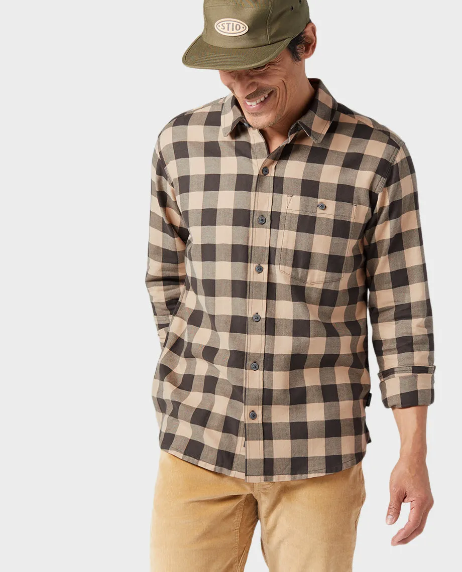 Men's Miter Stretch Lightweight Flannel Shirt