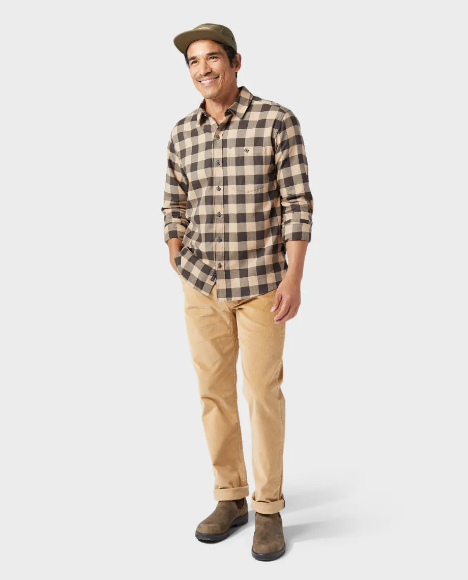 Men's Miter Stretch Lightweight Flannel Shirt