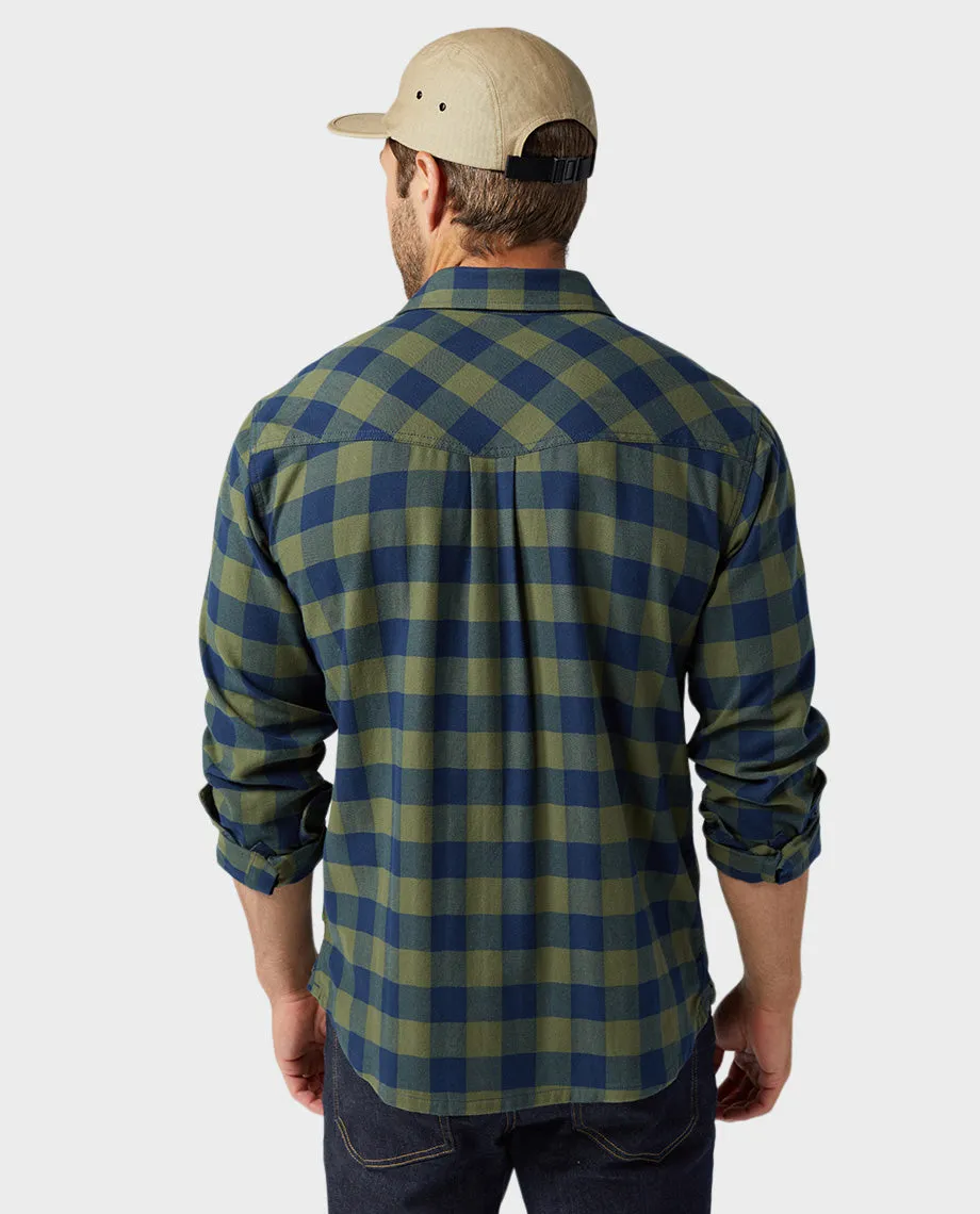 Men's Miter Stretch Lightweight Flannel Shirt