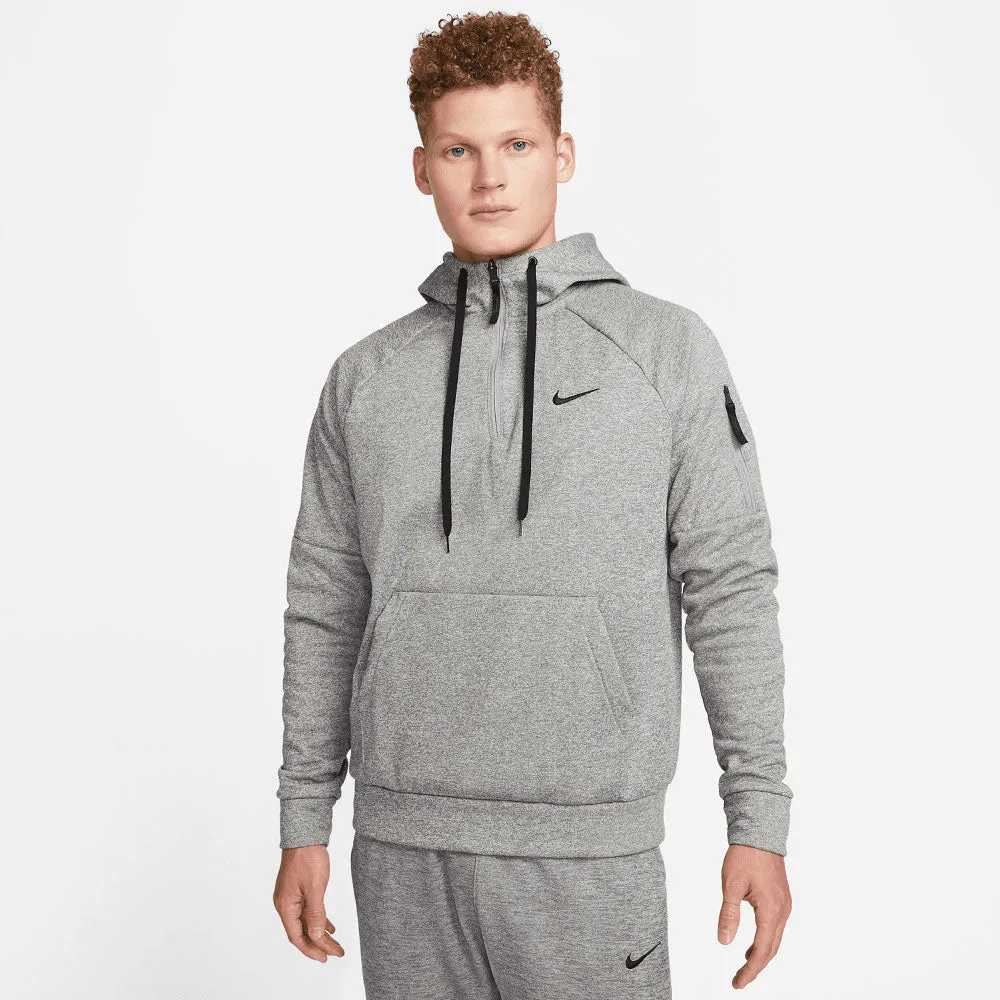 Nike Therma- FIT Full Zip Fitness Half Zip Grey