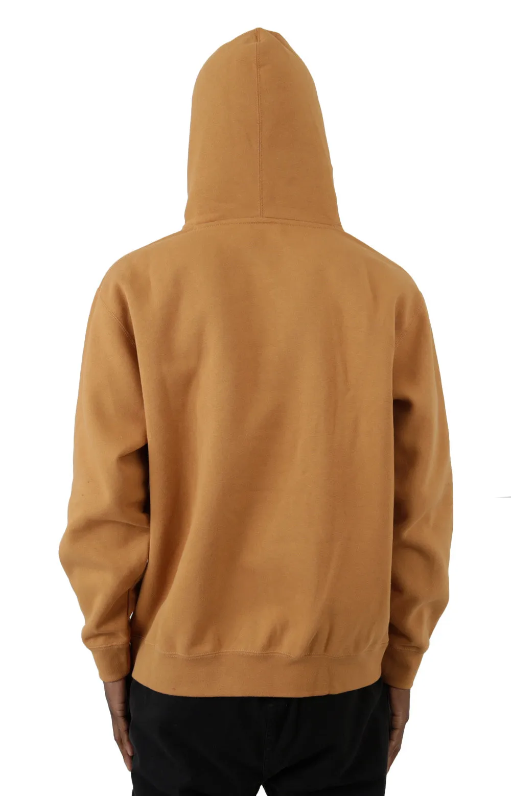 Obey Rio Fleece Embroidered Pullover Hoodie - Brown Sugar