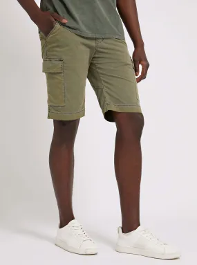 Olive Morning Technical Cargo Shorts