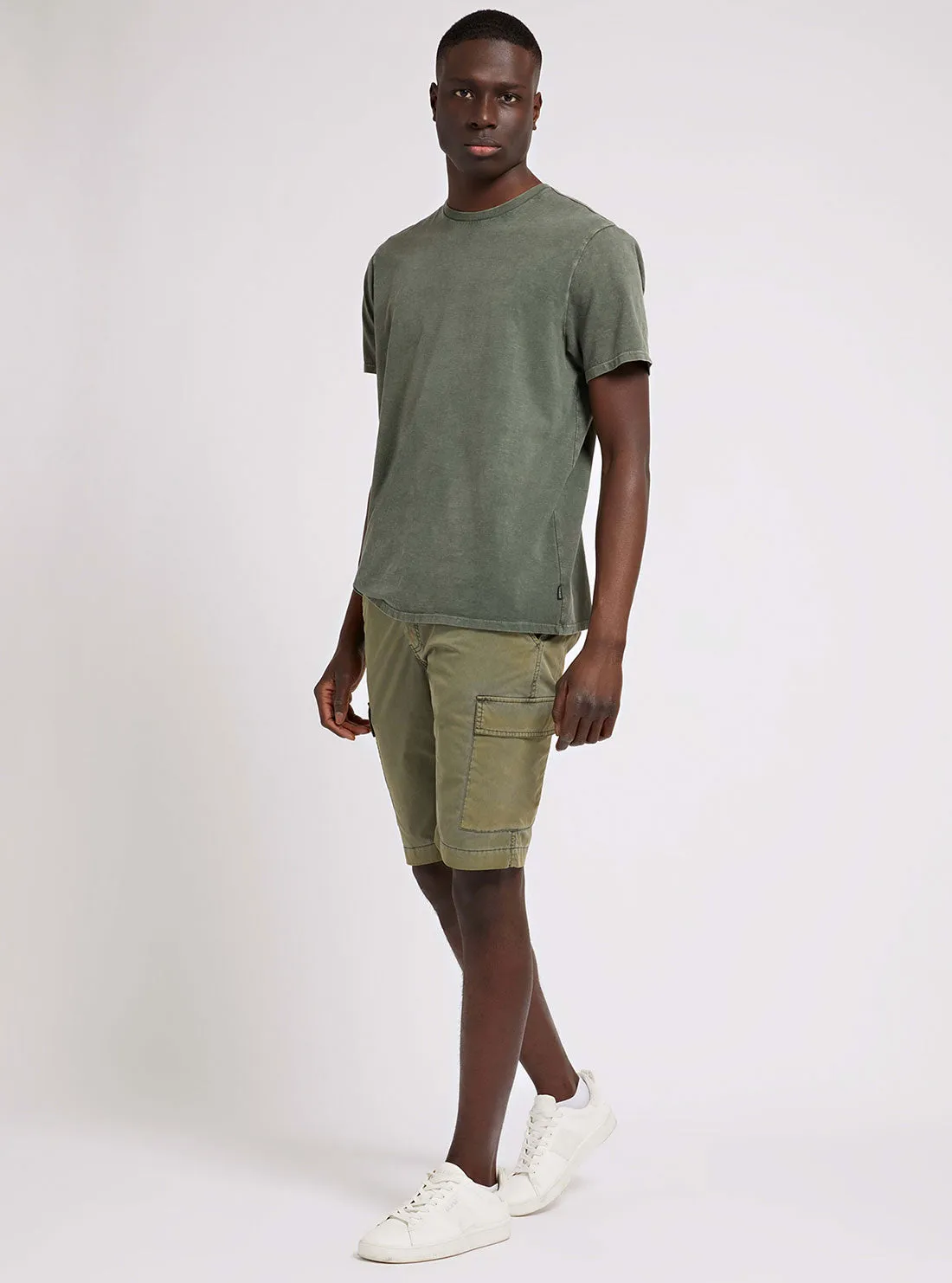 Olive Morning Technical Cargo Shorts