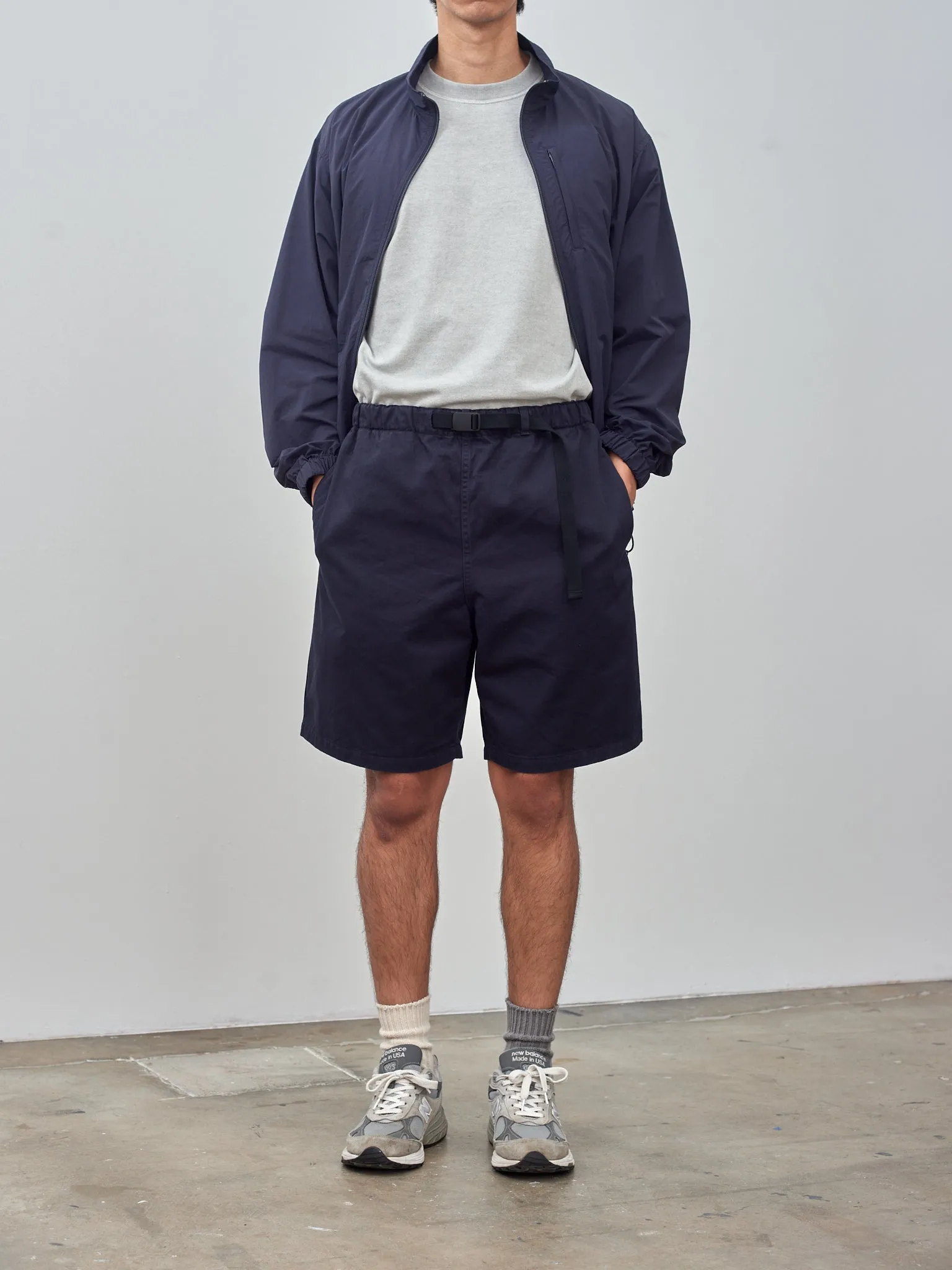 Organic Cotton Chino Shorts - Navy