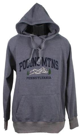 Pocono Mountains Burnout Hooded Sweatshirt