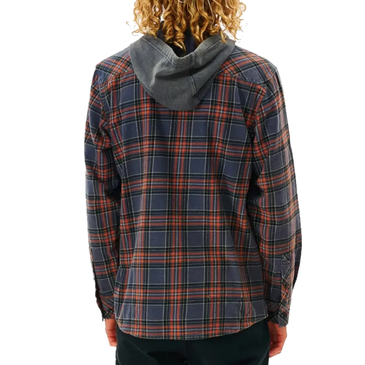 Rip Curl Ranchero Hooded Long Sleeve Flannel Shirt