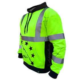 SafetyShirtz Men's SS360º 1776 Class 3 Hi-Vis Safety Hoodie