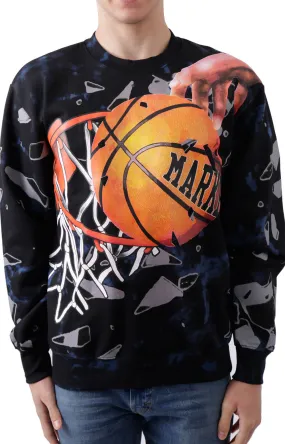 Shattered Backboard Tie-Dye Crewneck