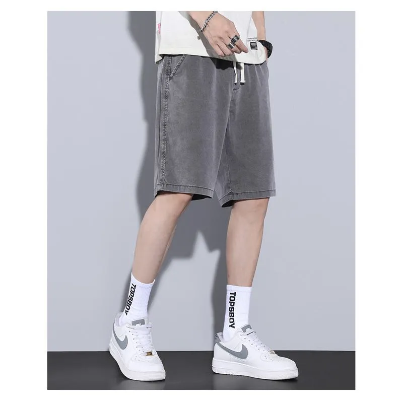 Tencel Beach Lyocell Casual Straight Shorts