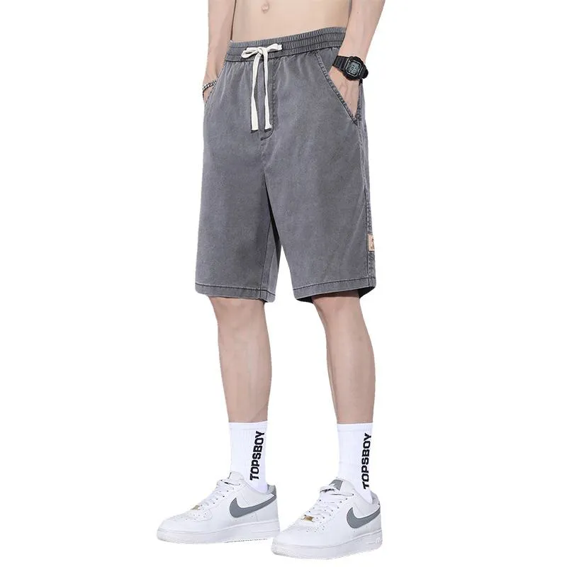 Tencel Beach Lyocell Casual Straight Shorts