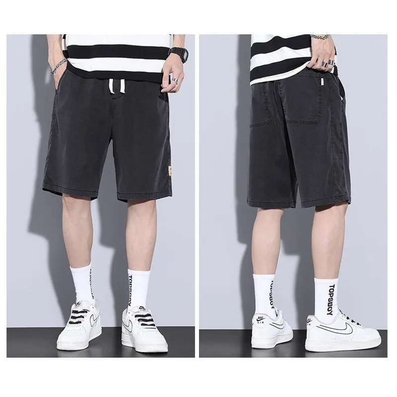 Tencel Beach Lyocell Casual Straight Shorts