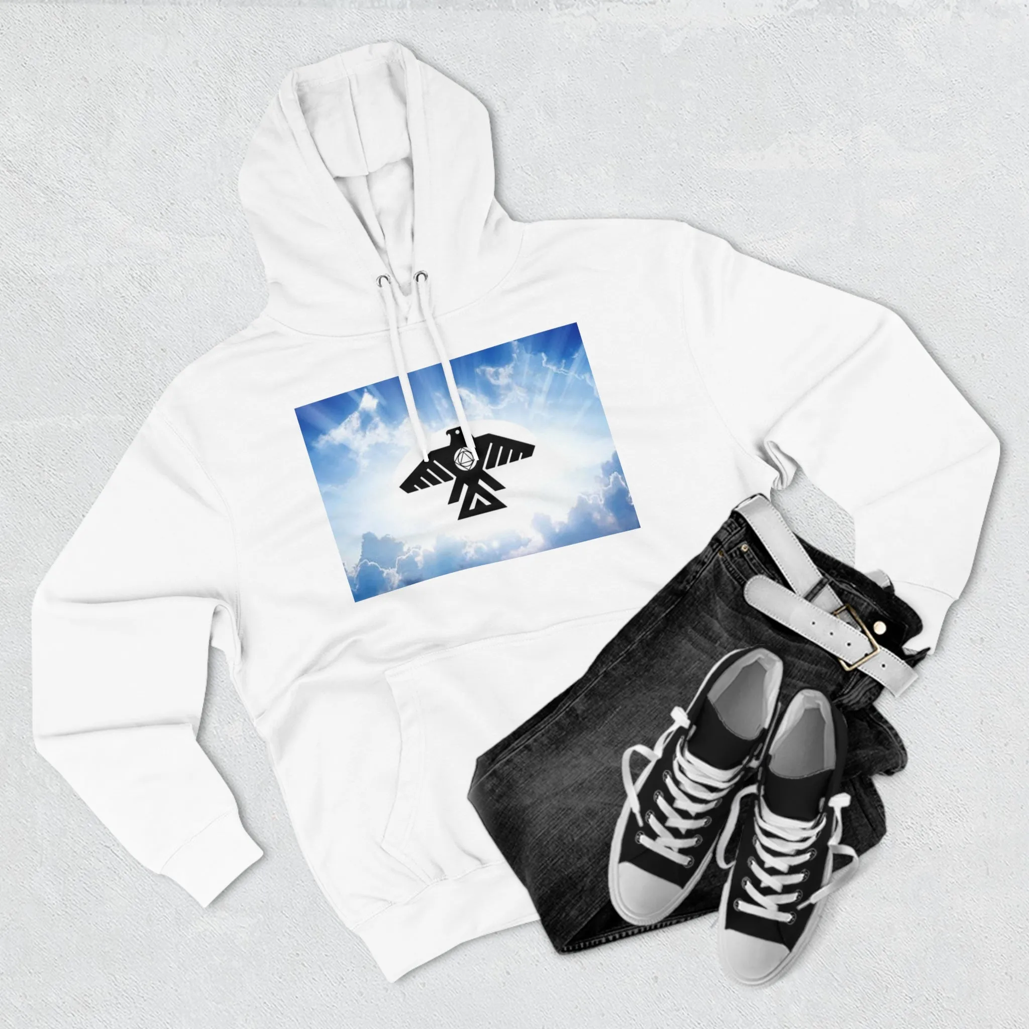 (Thank you for my sobriety Recovery Thunderbird) Unisex Premium Pullover Hoodie