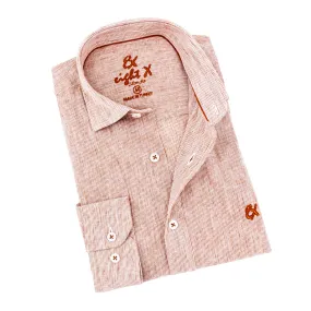 The Boardwalk Linen Button Down Shirt - Burnt Orange