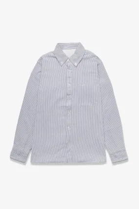 TRS - Striped Oxford Shirt - Grey