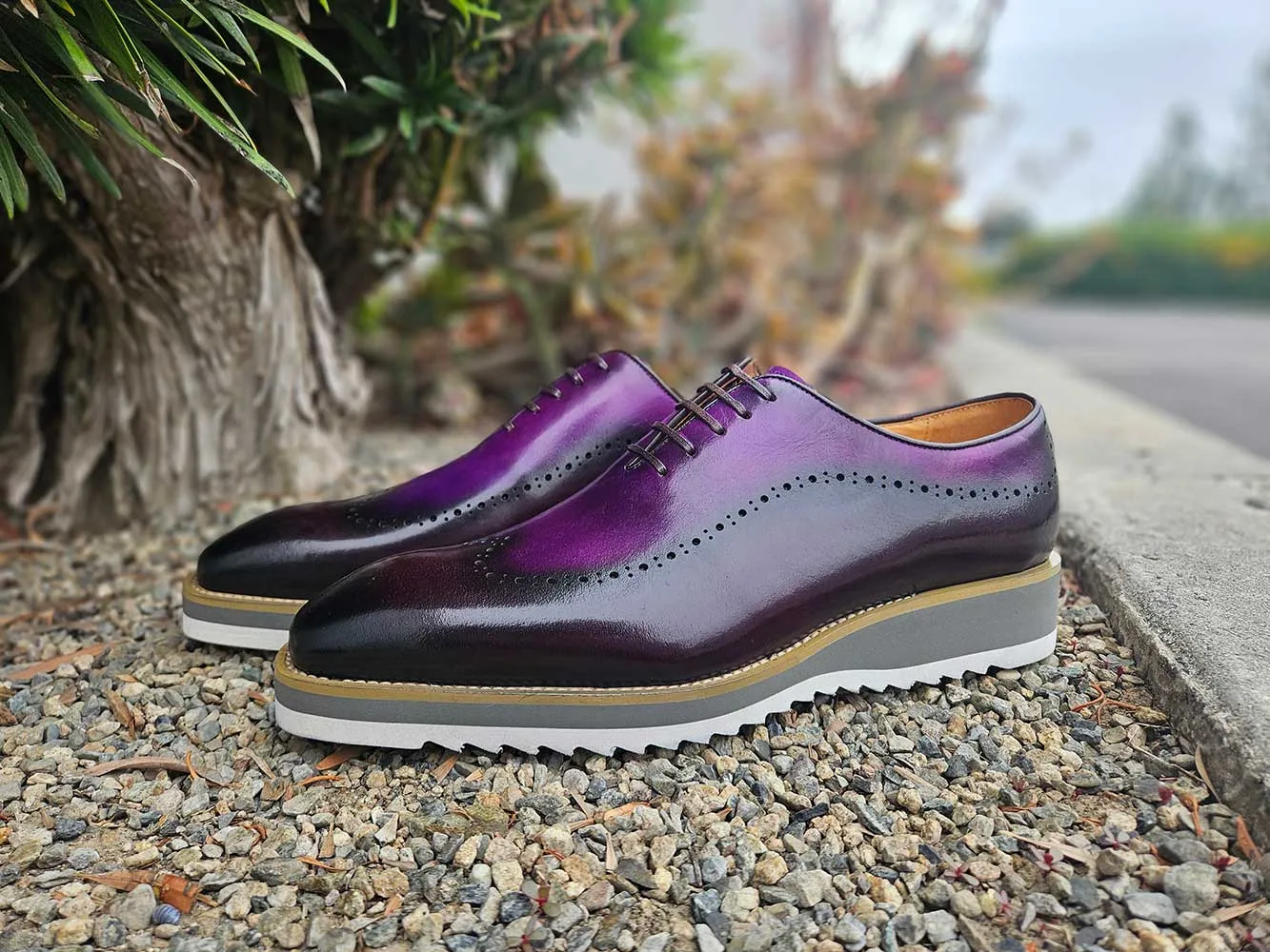 Two Tone Oxford With Lightweight Sole