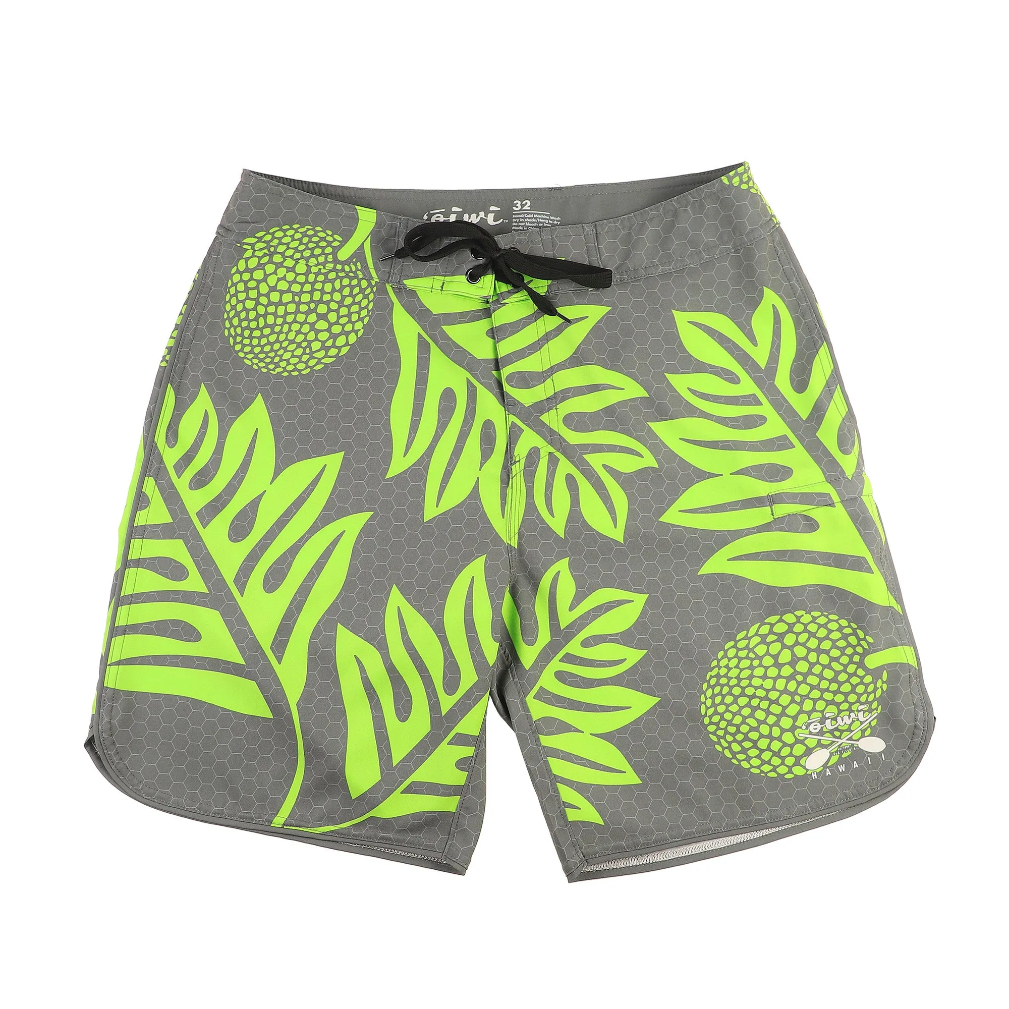 Ulu Kane Grey/Green Board Shorts