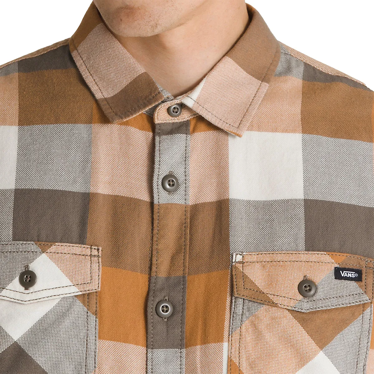 Vans Box Long Sleeve Button-Up Classic Flannel Shirt