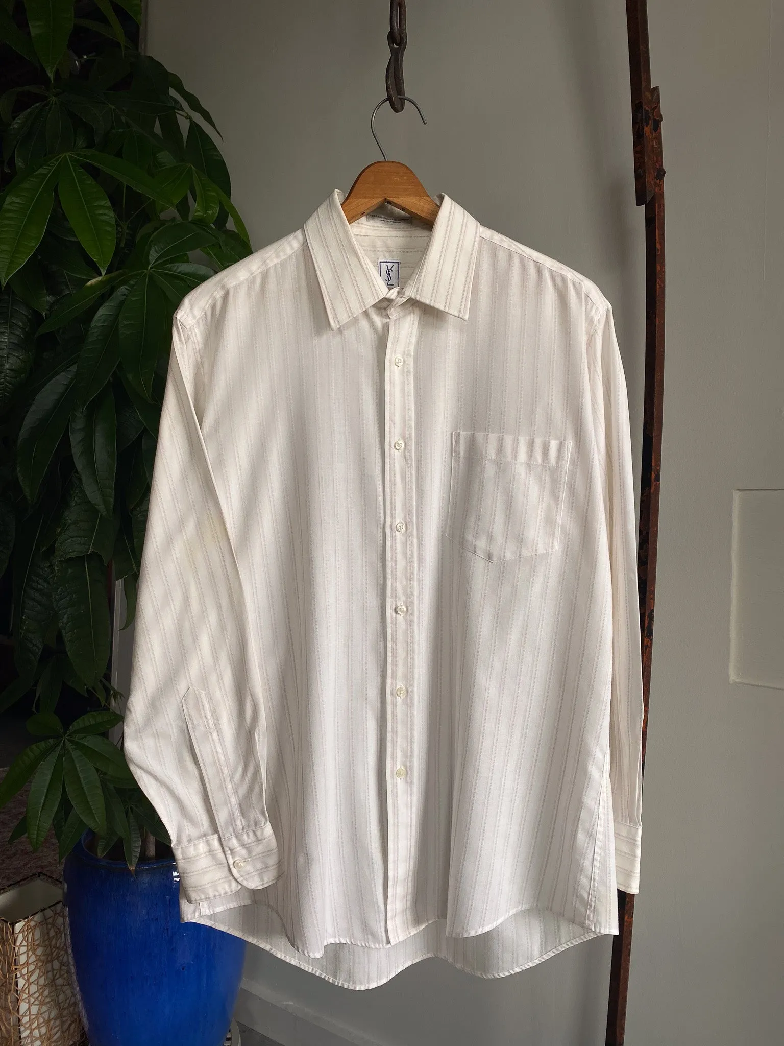 Vintage YSL Striped Shirt—[M]