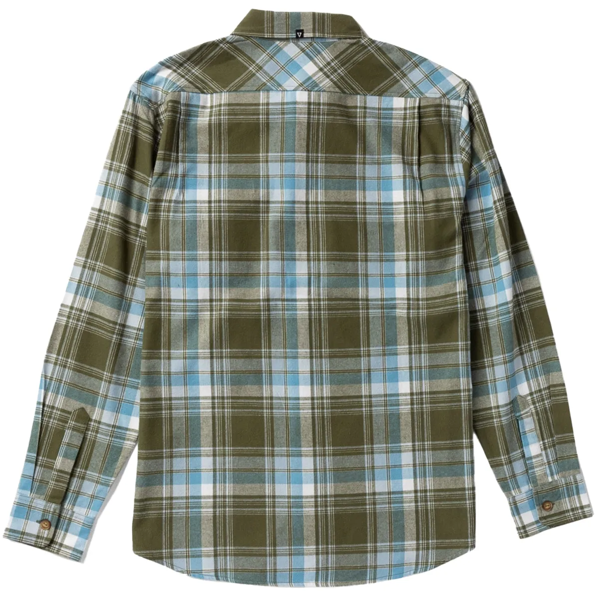 Vissla Central Coast Eco Long Sleeve Button-Up Flannel Shirt