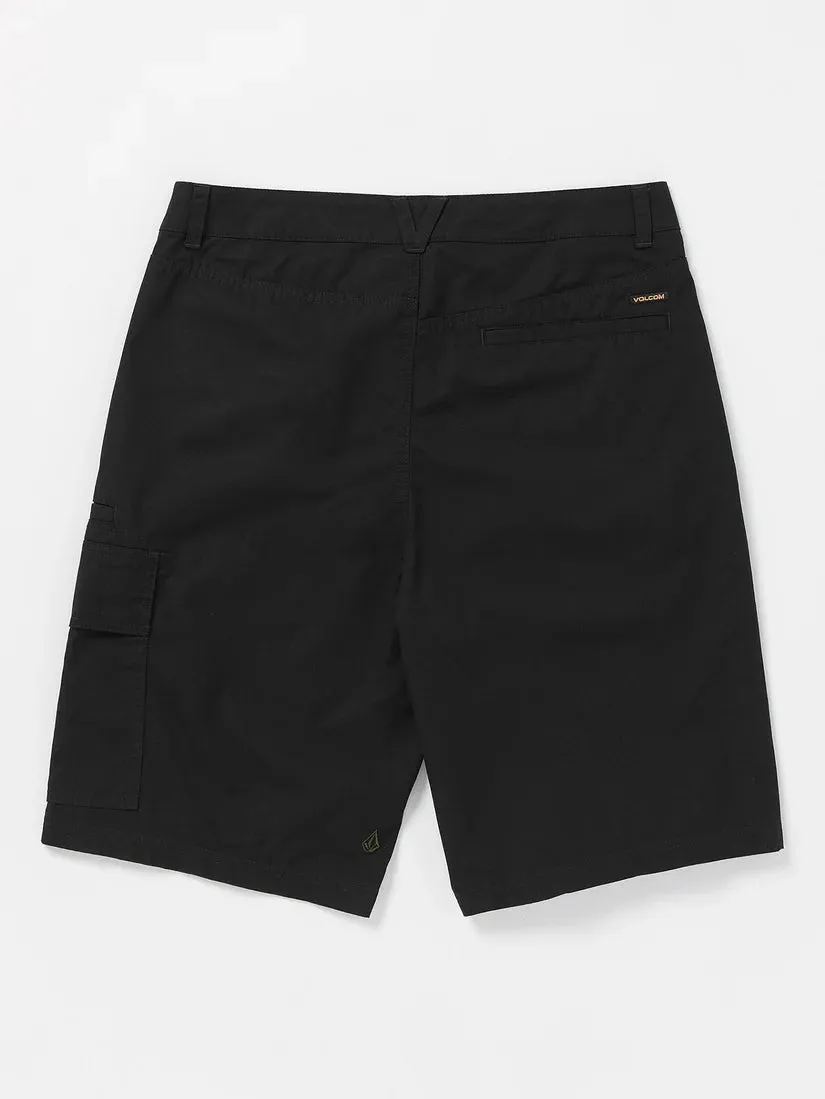 Volcom Grand Fang Cargo Shorts - BLACK