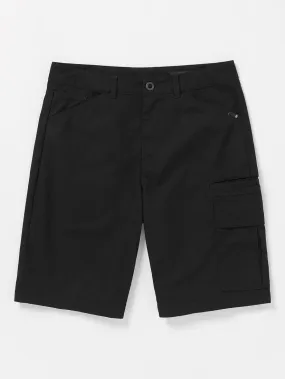 Volcom Grand Fang Cargo Shorts - BLACK