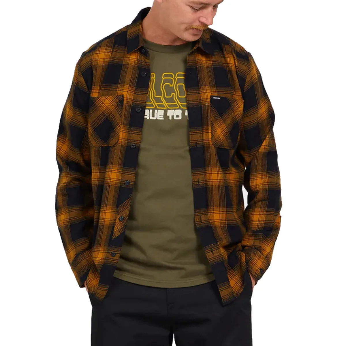 Volcom Netastone Button Down Flannel